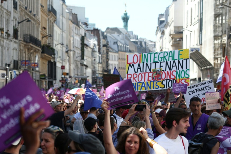 La manifestation contre les violences sexuelles à Paris, samedi 4 juillet 2026