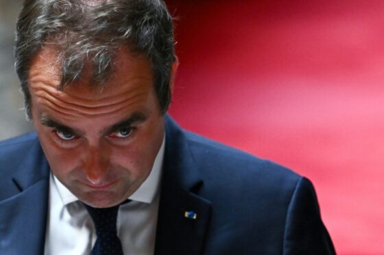 Ministre de l'Economie Roland Lescure lors d'une réunion à l'Elysée