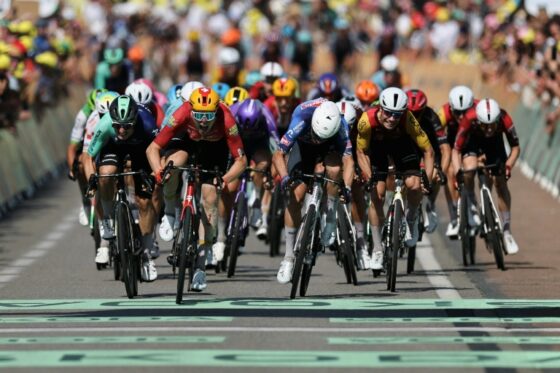Soren Waerenskjold sprinte pour remporter la 11e étape du Tour de France