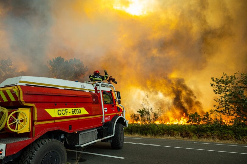 Les incendies en Gironde