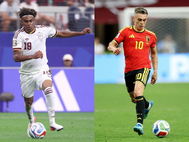 Lamine Yamal de l'Espagne et Kevin De Bruyne de la Belgique lors du Mondial-2026