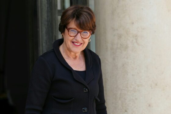 Annie Genevard, ministre de l'Agriculture, lors d'une annonce sur le soutien aux agriculteurs.