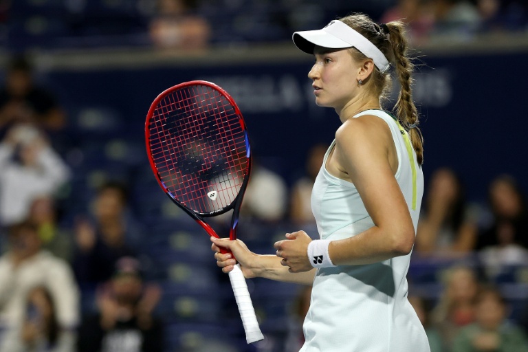 Elena Rybakina après sa victoire contre Coco Gauff en demi-finales du WTA 1000 de Toronto le 12 août 2026