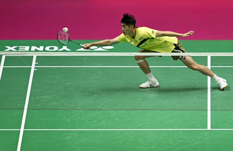Le Canadien Victor Lai en demi-finale des Mondiaux de badminton le 22 août 2026 à New Delhi