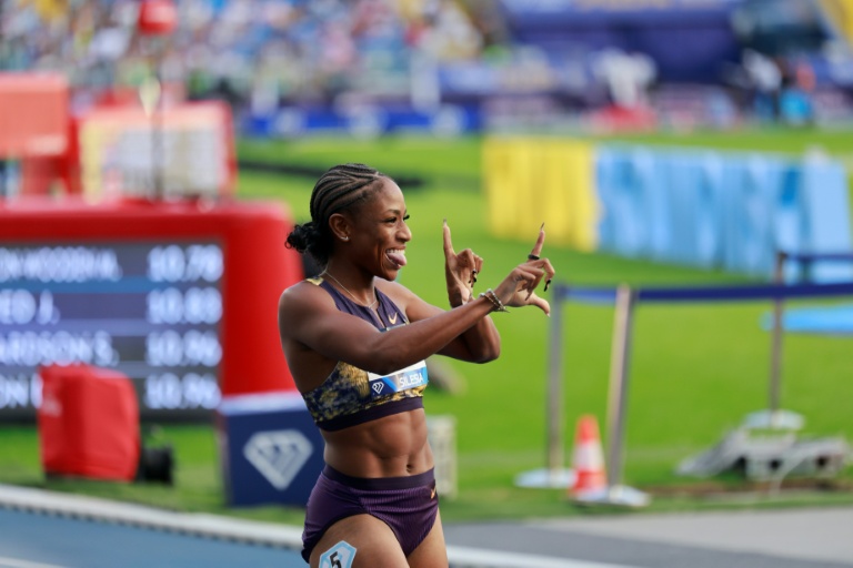La sprinteuse américaine Melissa Jefferson-Wooden impériale sur 100 m à Katowice, en Pologne, le 23 août 2026
