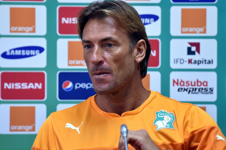 Le Français Hervé Renard, sélectionneur de la Côte d'Ivoire, lors de la CAN-2015, remportée par les Eléphants