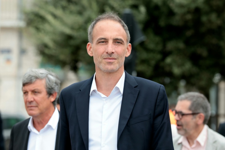 Le candidat de Place publique à la présidentielle, Raphaël Glucksmann, le 29 août 2026 à Blois