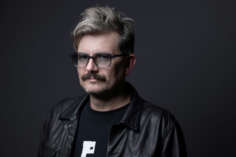 Le dessinateur Luz, le 11 octobre 2023 à Paris
