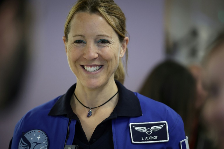 L'astronaute française Sophie Adenot lors d'une conférence de presse à Toulouse, en France le 24 novembre 2025