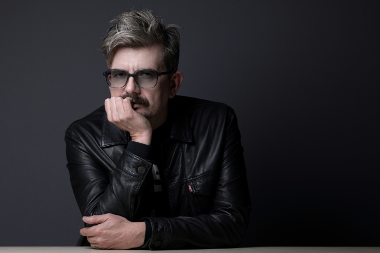 Le dessinateur Luz, le 11 octobre 2023 à Paris