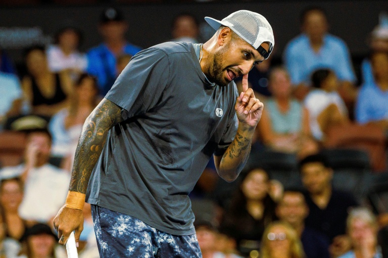 L'Australien Nick Kyrgios lors du tournoi ATP 250 de Brisbane le 4 janvier 2026