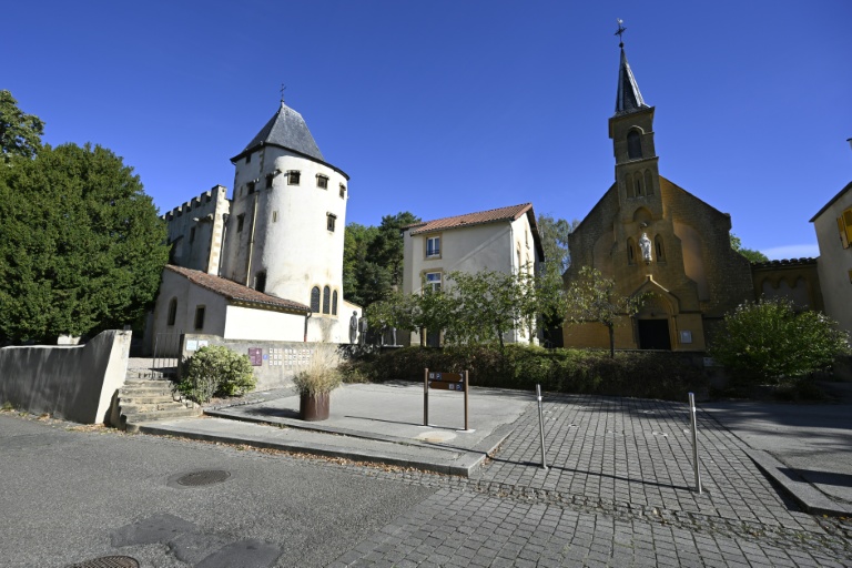 La chapelle Saint-Quentin, où est inhumé Robert Schuman, l'un des pères fondateurs de l'Union européenne, à Scy-Chazelles, le 4 septembre 2026 en Moselle