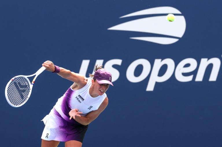Iga Swiatek au 2e tour de l'US Open contre Nadia Podoroska, le 3 septembre 2026 à New York