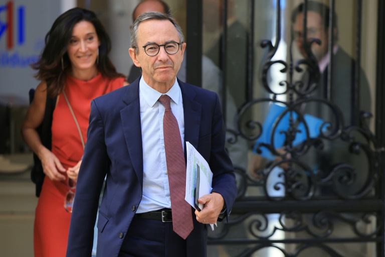 Bruno Retailleau, président de LR et candidat à l'élection présidentielle au siège du parti à Paris, le 15 septembre 2026