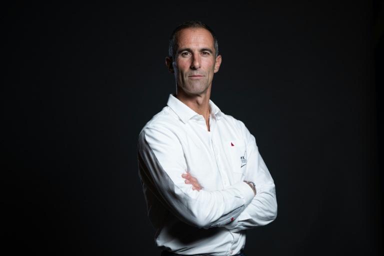 Le skipper Armel Le Cléac'h, lors d'une présentation de la 13e Route du Rhum, le 22 septembre 2026 à Paris