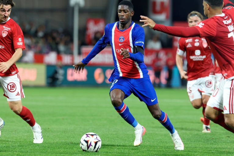 L'attaquant parisien Ousmane Dembélé lors du match de Ligue 1 contre Brest, le 13 septembre 2026
