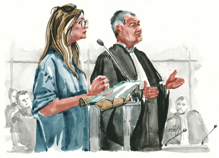 La journaliste Marie Portolano lors du procès, Paris, le 7 septembre 2026