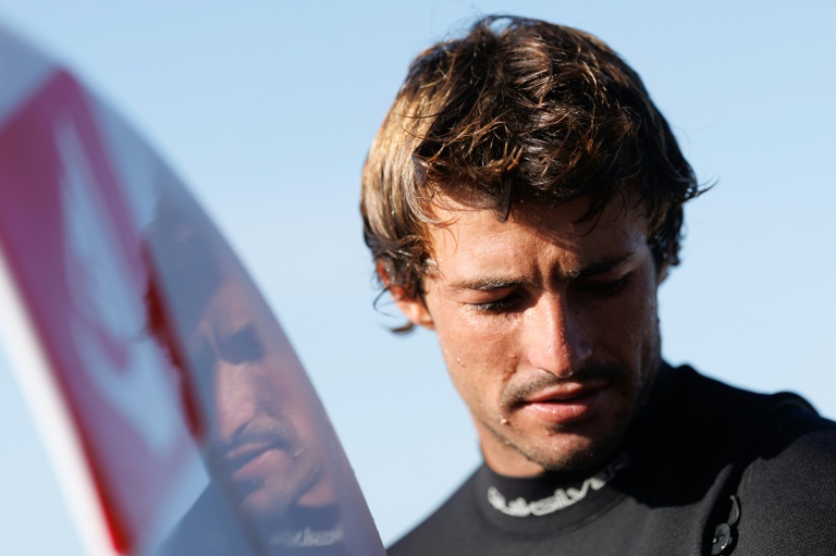 Marco Mignot lors du stage de préparation pour les Jeux Olympiques à Lower Trestles, le 9 septembre 2026
