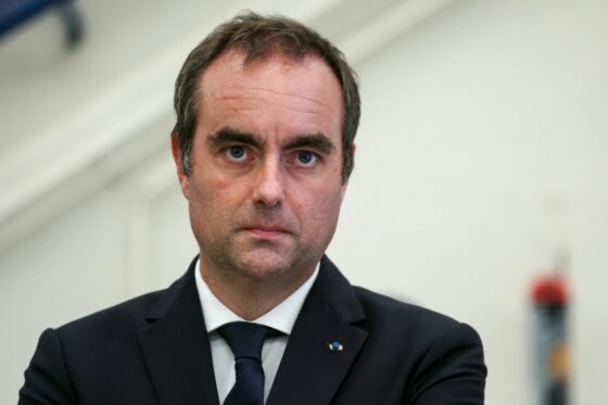Sébastien Lecornu, Premier ministre français, en conférence