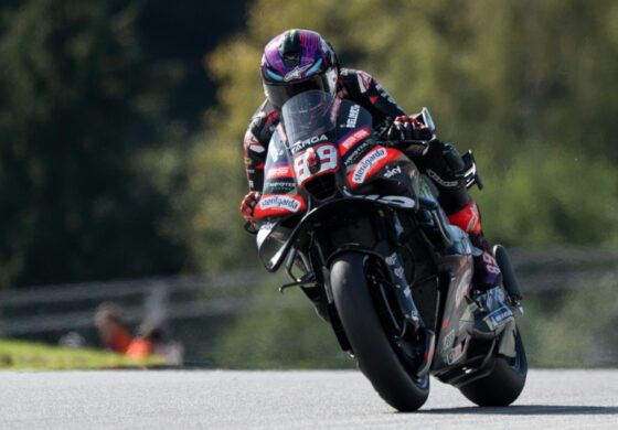 Jorge Martin sur sa moto lors des qualifications au GP d'Autriche