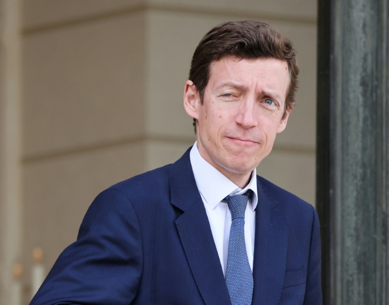 Édouard Geffray, ministre de l'Éducation nationale, lors d'une conférence.