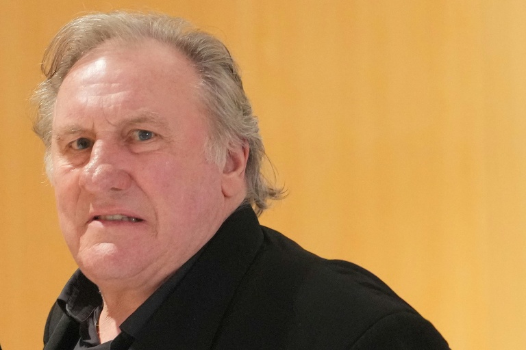 Gérard Depardieu le 26 mars 2025, à Paris