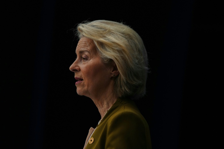 La présidente de la Commission européenne Ursula von der Leyen à Paris, le 10 septembre 2026