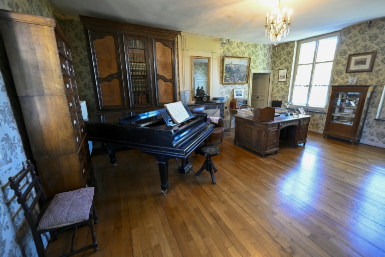 Une pièce de la Maison de Robert Schuman, l'un des pères fondateurs de l'Union européenne, à Scy-Chazelles, le 4 septembre 2026 en Moselle
