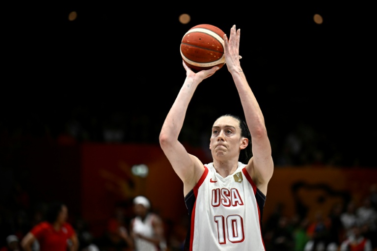 L'américaine Breanna Stewart lors de la finale de Coupe du monde contre la France, le 13 septembre 2026 à Berlin