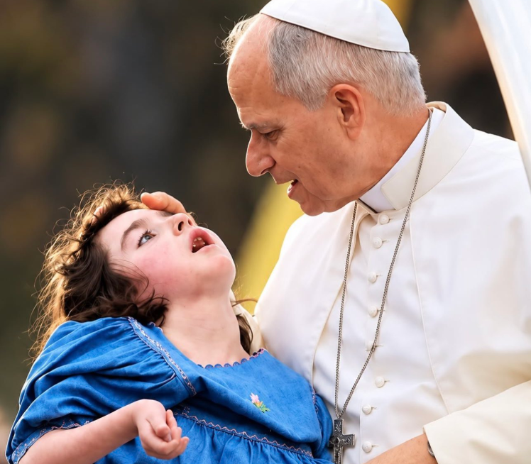 Le Pape Léon XIV et Marie Garance