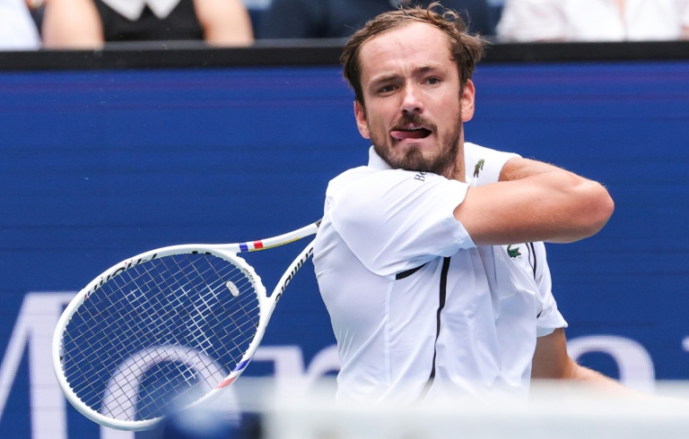 Daniil Medvedev lors de son match du 2e tour de l'US Open contre Sebastian Gorzny, le 2 septembre 2026 à New York