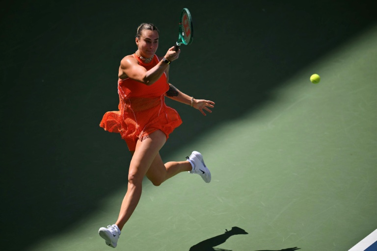 La Bélarusse Aryna Sabalenka opposée à Kamilla Rakhimova à l'US Open, le 4 septembre 2026