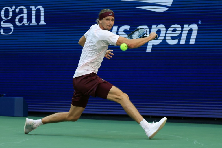 L'Allemand Alexander Zverev, N.2 mondial, contre le Russe Karen Khachanov en demi-finale de l'US Open le 11 septembre 2026 à Flushing Meadows