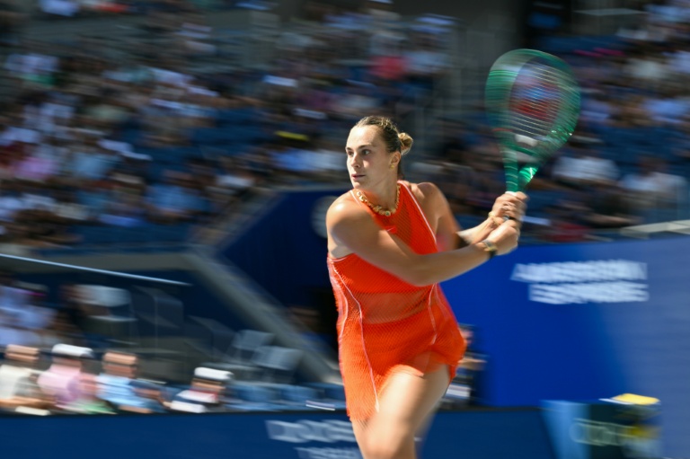 Aryna Sabalenka en action lors de l'US Open 2026