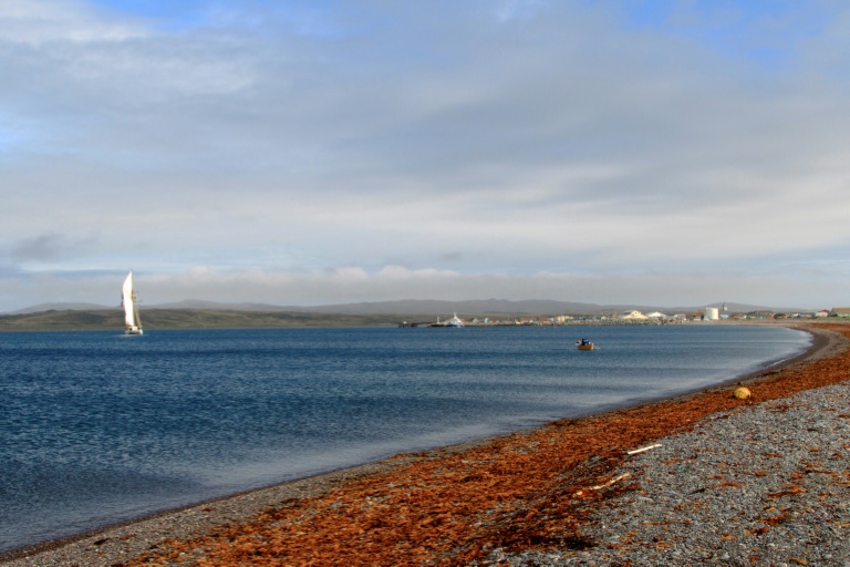 La côte à Miquelon, dans l'archipel de Saint-Pierre-et-Miquelon, le 16 juin 2016