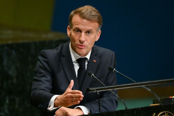 Emmanuel Macron s'exprime à la tribune de l'ONU