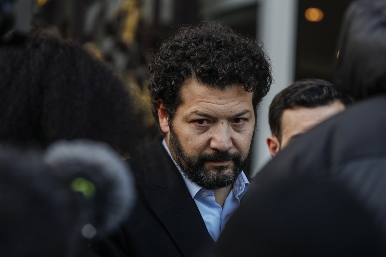 L'un des trois avocats de la famille Chouviat, Arie Alimi, le 12 janvier 2020, à Levallois-Perret, dans les Huats-de-Seine