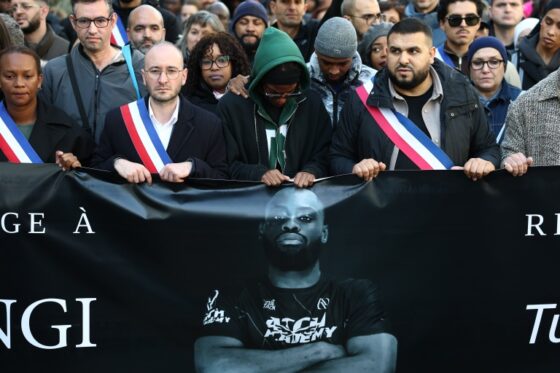 Marche blanche en mémoire de Pengo Bossio Wangi, jeune espoir du MMA