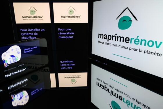 Logo et informations sur MaPrimeRénov' en lien avec la rénovation énergétique
