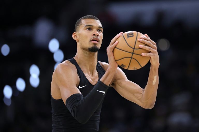 Victor Wembanyama avec les Spurs contre les Minnesota Timberwolves à San Antonio, le 12 mai 2026