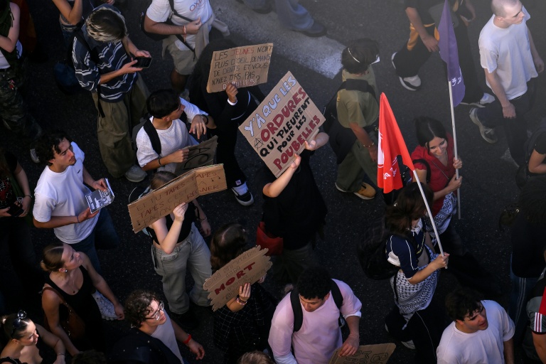 Manifestation de lycéens à Bordeaux le 15 octobre 2026