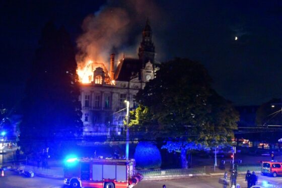 Incendie de l'hôtel de ville de Limoges, 17 octobre 2026