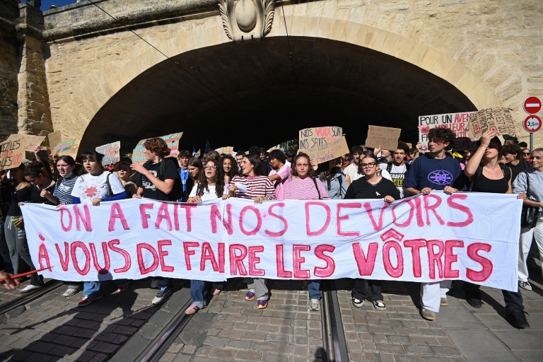 Manifestation de lycéens le 13 octobre 2026 à Montpellier