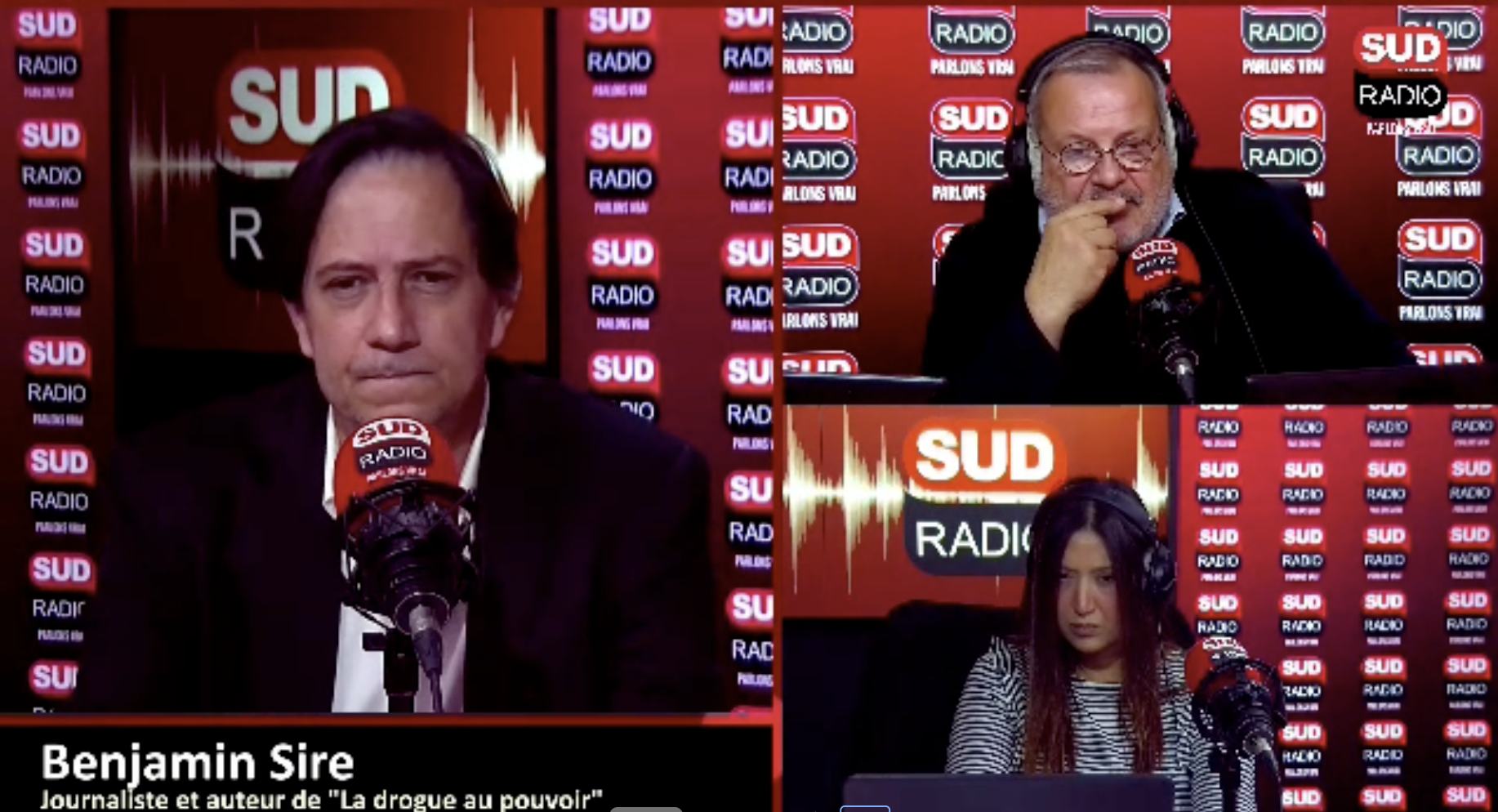 Benjamin Sire, sur la drogue et le narcotrafic, invité de Perico Legasse dans "La France dans tous ses états” sur Sud Radio.