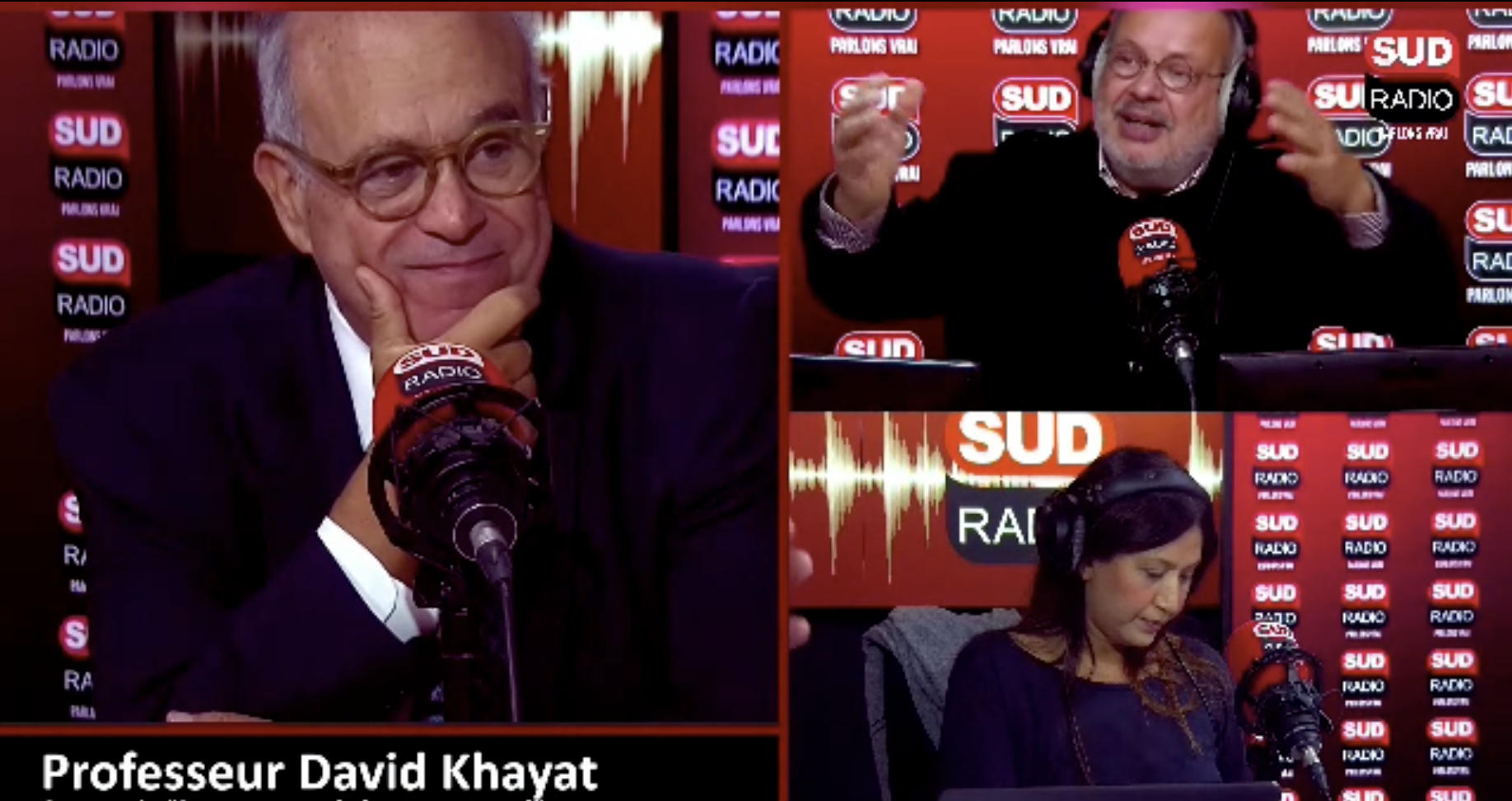 Le professeur David Khayat, sur la santé et Internet, invité de Perico Legasse dans "La France dans tous ses états” sur Sud Radio.
