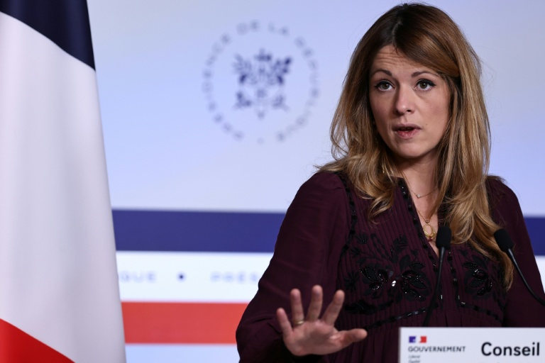 La porte-parole du gouvernement Maud Bregeon à Paris le 28 octobre 2026