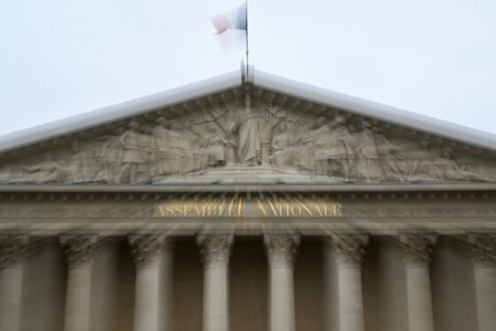 Assemblée nationale, le bâtiment du parlement français à Paris