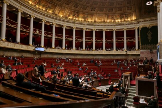 L'Assemblée nationale pendant l'examen de la loi contre les violences sexuelles.