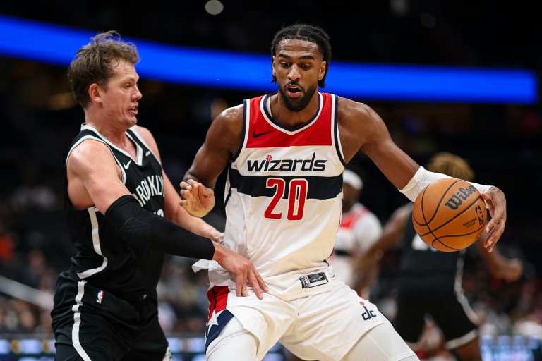 Alex Sarr avec les Washington Wizards à Washington le 21 octobre 2026