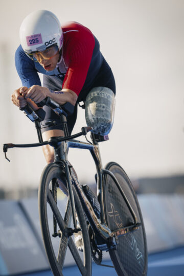 Jules Ribstein, champion paralympique de triathlon dans sa catégorie PTS2